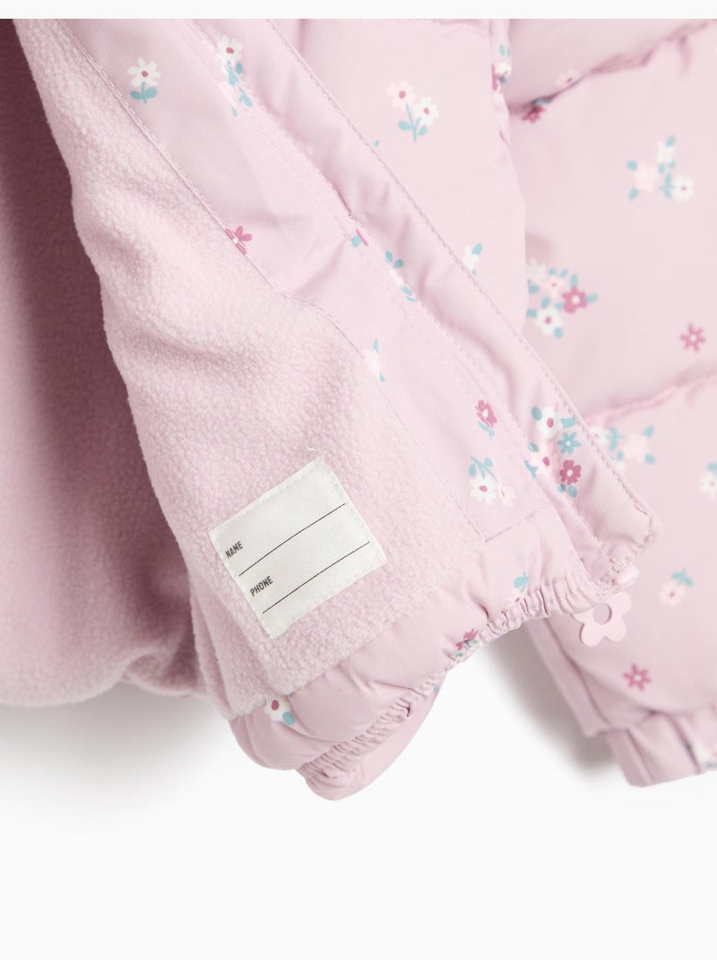 Giacca trapuntata a fiori, mo fashion Rosa - Kiabi