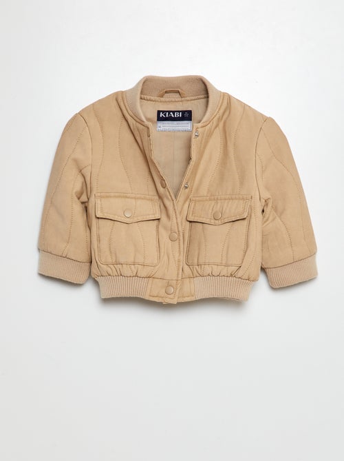 Giacca trapuntata con bottoni a pressione - Kiabi