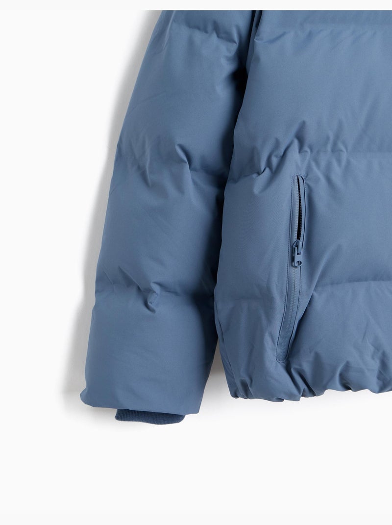 Giacca trapuntata con cappuccio, mo fashion Blu - Kiabi
