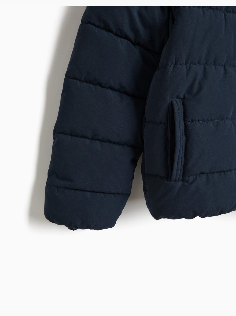 Giacca trapuntata con cappuccio, mo fashion Blu - Kiabi