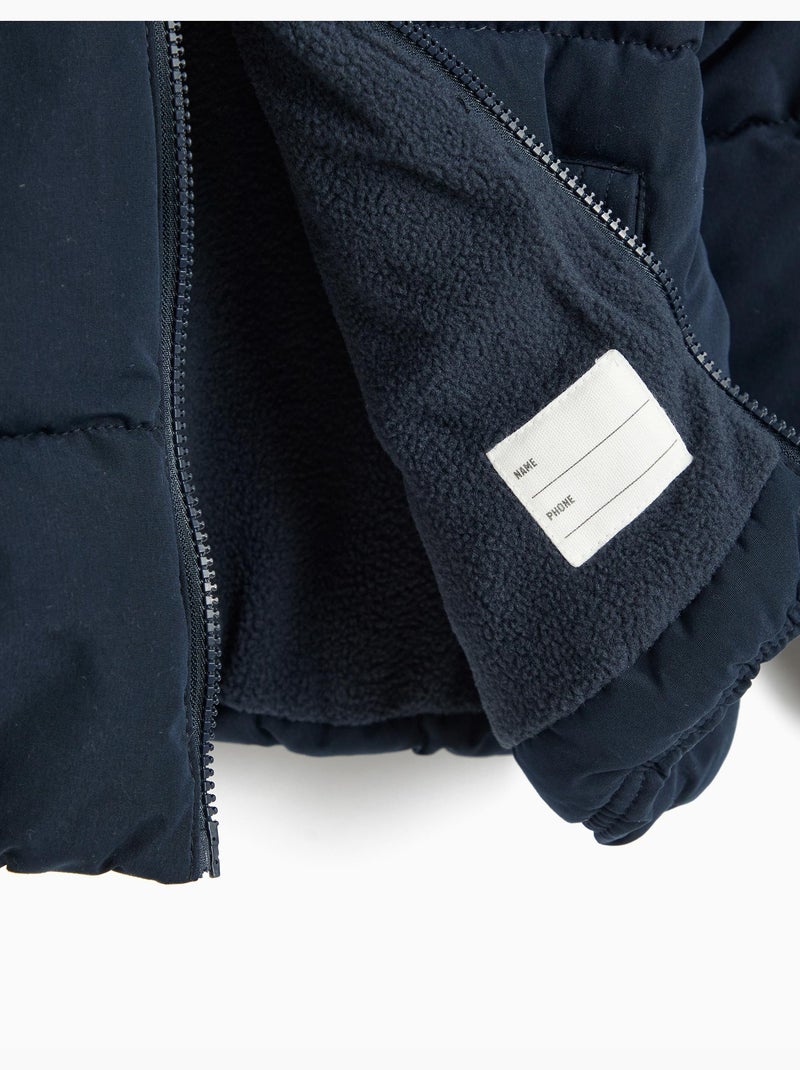 Giacca trapuntata con cappuccio, mo fashion Blu - Kiabi