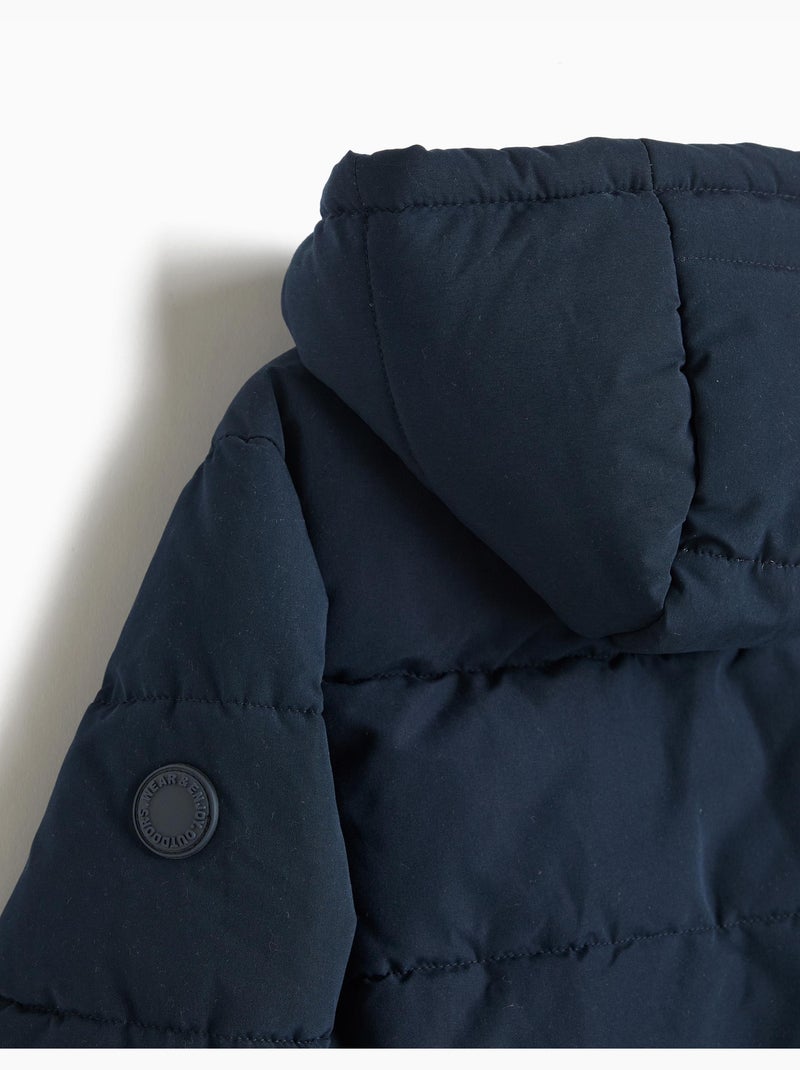 Giacca trapuntata con cappuccio, mo fashion Blu - Kiabi