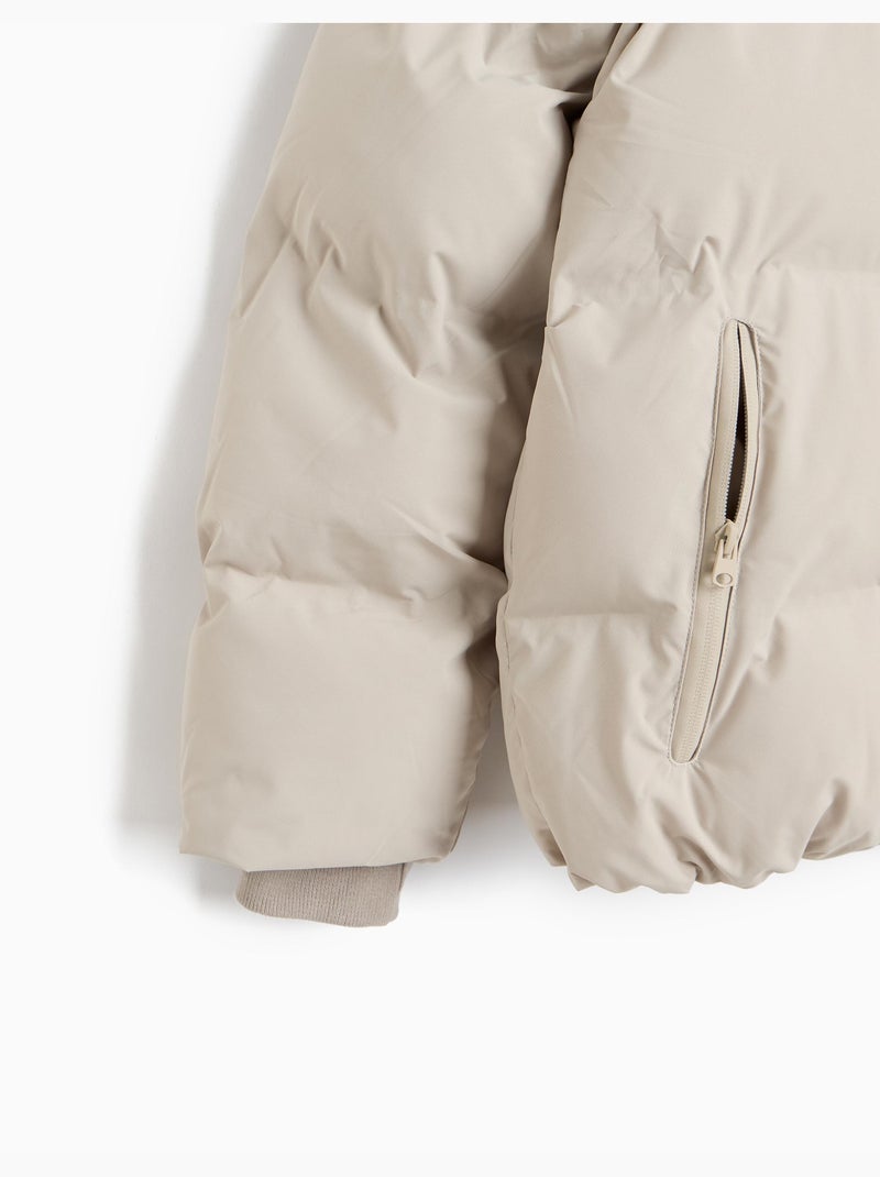 Giacca trapuntata con cappuccio, mo fashion Grigio - Kiabi