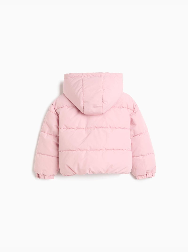 Giacca trapuntata con cappuccio, mo fashion Rosa - Kiabi
