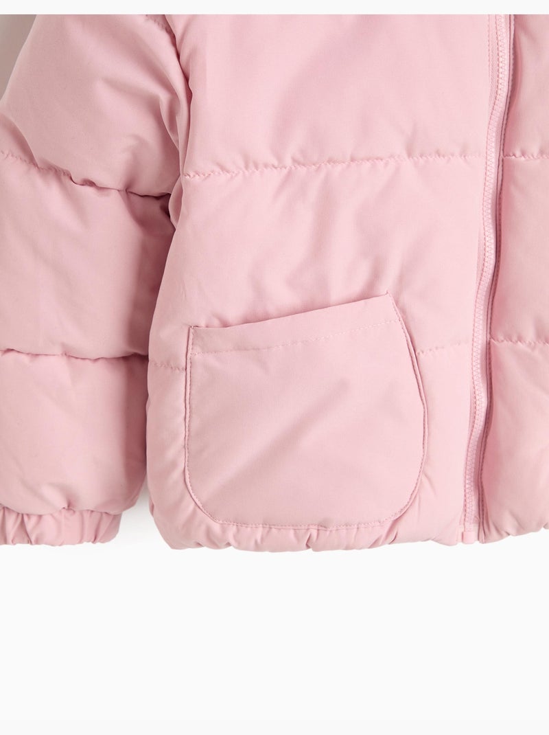 Giacca trapuntata con cappuccio, mo fashion Rosa - Kiabi