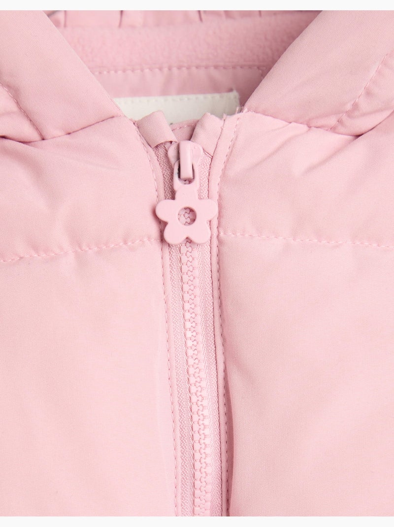 Giacca trapuntata con cappuccio, mo fashion Rosa - Kiabi