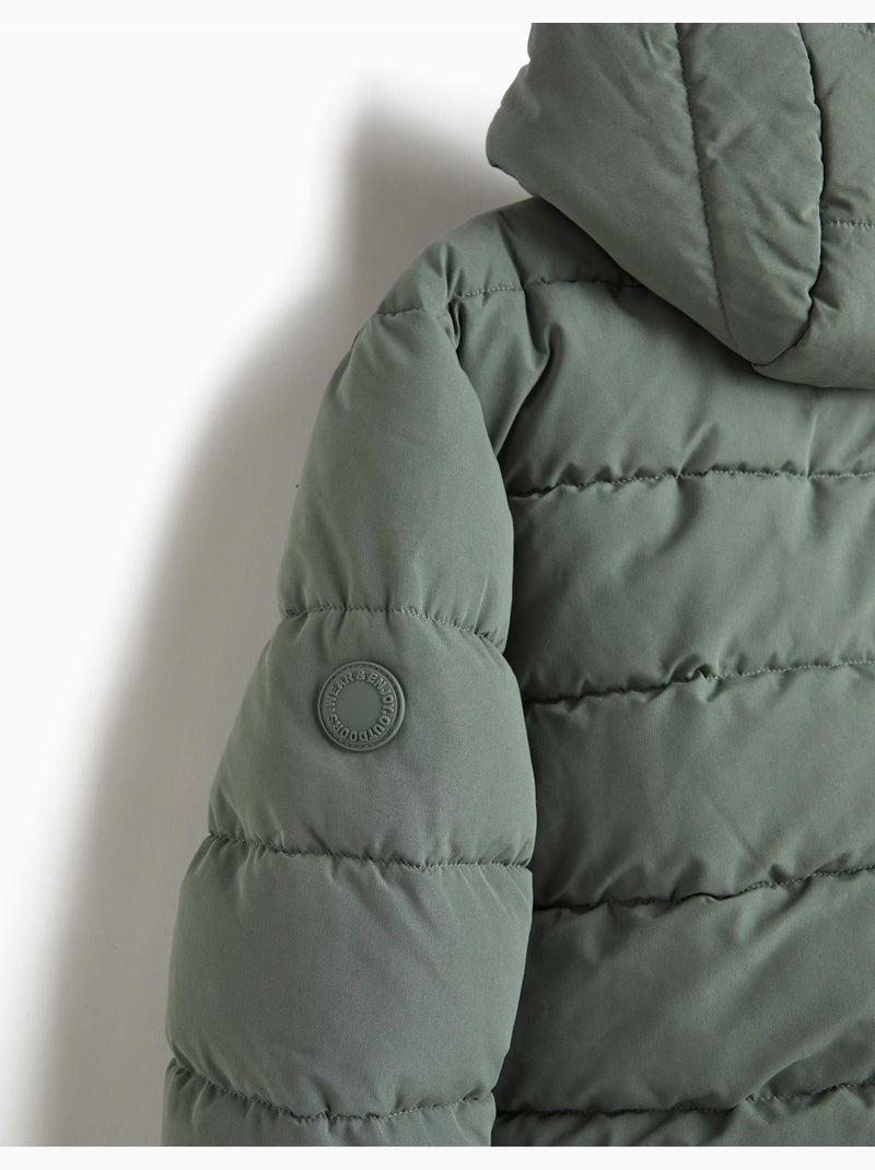 Giacca trapuntata con cappuccio, mo fashion Verde - Kiabi