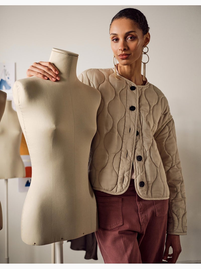 Giacca trapuntata, MO Fashion Beige - Kiabi