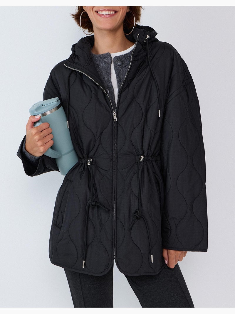 Giacca trapuntata, mo fashion Nero - Kiabi