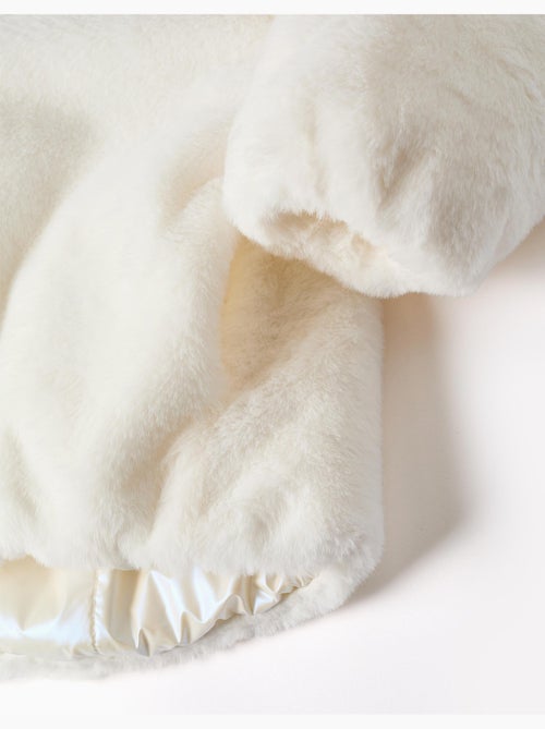 Giacca trapuntata reversibile con cappuccio e fodera in peluche - Kiabi Giacca trapuntata reversibile con cappuccio e fodera in peluche - Kiabi