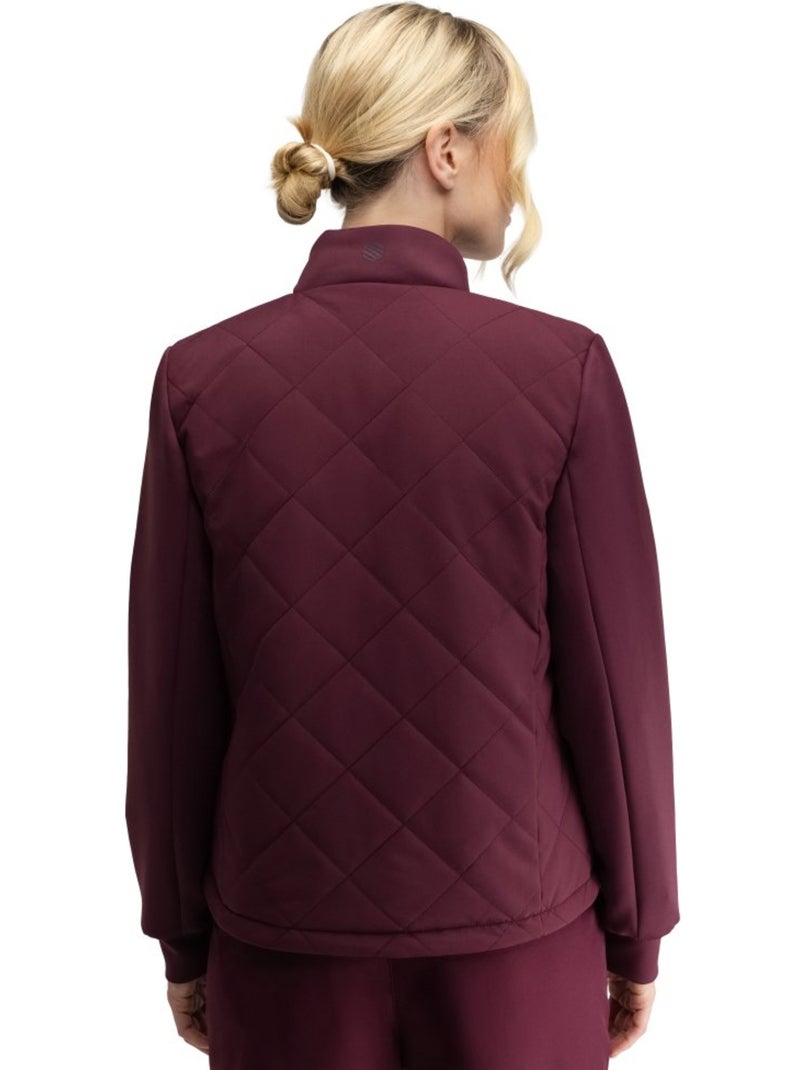 Giacca trapuntata reversible da golf donna golf donna approach-w valsain Rosso - Kiabi