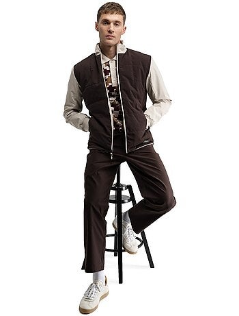 Giacca trapuntata reversible da golf uomo golf uomo approach sand