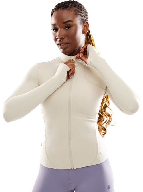 Giacca ultraleggera da allenamento con zip integrale da donna fitness donna divi - Kiabi Giacca ultraleggera da allenamento con zip integrale da donna fitness donna divi - Kiabi