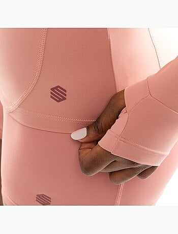 Giacca ultraleggera da allenamento con zip integrale da donna fitness donna peli