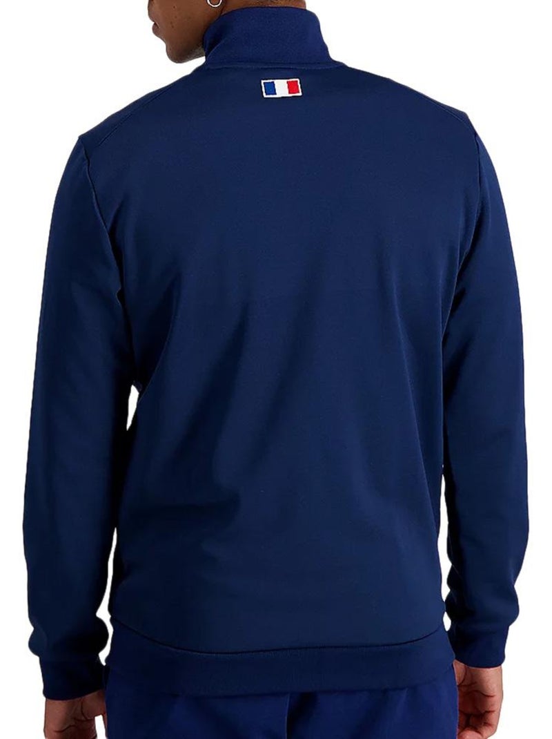Giacca uomo le coq sportif xv de france presentazione 23/24 Blu marino - Kiabi