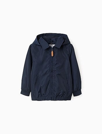 Giacca windbreaker con hood rimovibile