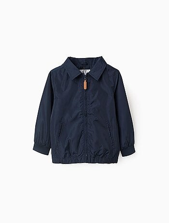 Giacca windbreaker con hood rimovibile