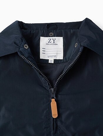 Giacca windbreaker con hood rimovibile