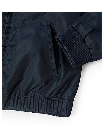 Giacca windbreaker con hood rimovibile
