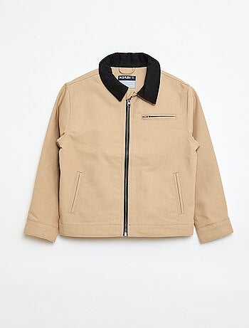 Giacca zippata stile workwear