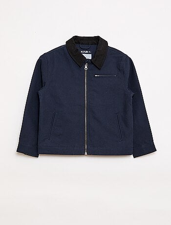 Giacca zippata stile workwear