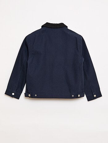 Giacca zippata stile workwear