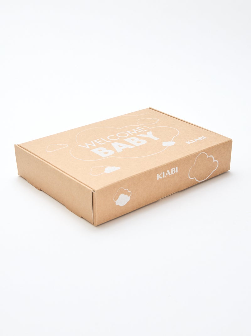GIFTBOX brassière + pantalone + calzini + berretto + bavaglino Bianco - Kiabi