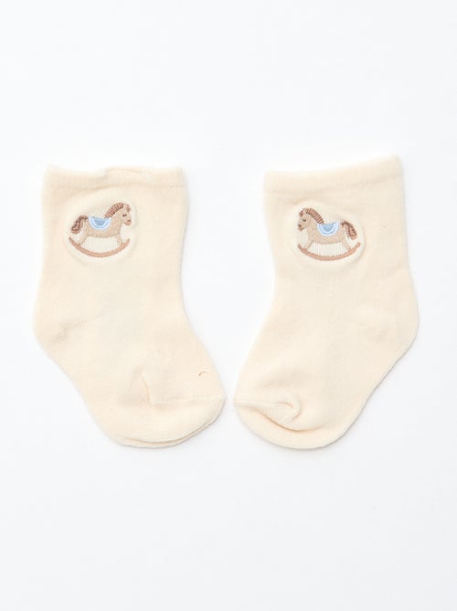 GIFTBOX Tutina + calzino + mussola + bavaglino - Kiabi