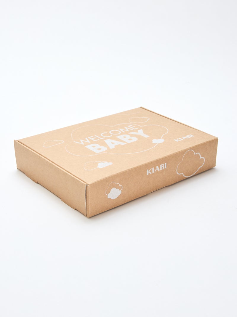 GIFTBOX Tutina + calzino + mussola + bavaglino Bianco - Kiabi