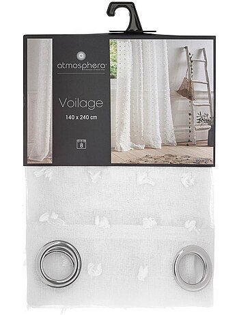 Giglio voile 240x140cm verde celeste