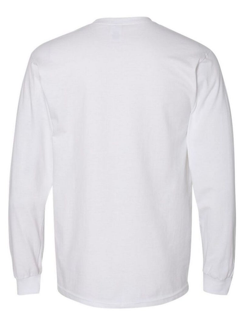 Gildan Hammer Maglietta Manica Lunga Adulto Unisex Bianco - Kiabi