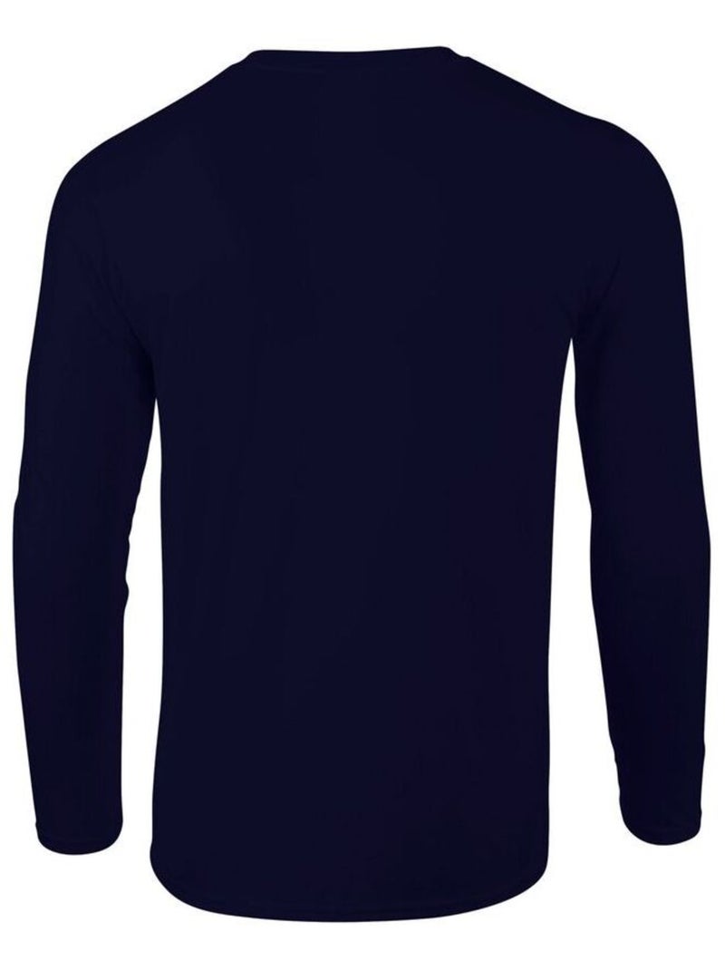 Gildan Maglietta Manica Lunga Adulto Unisex Blu marino - Kiabi