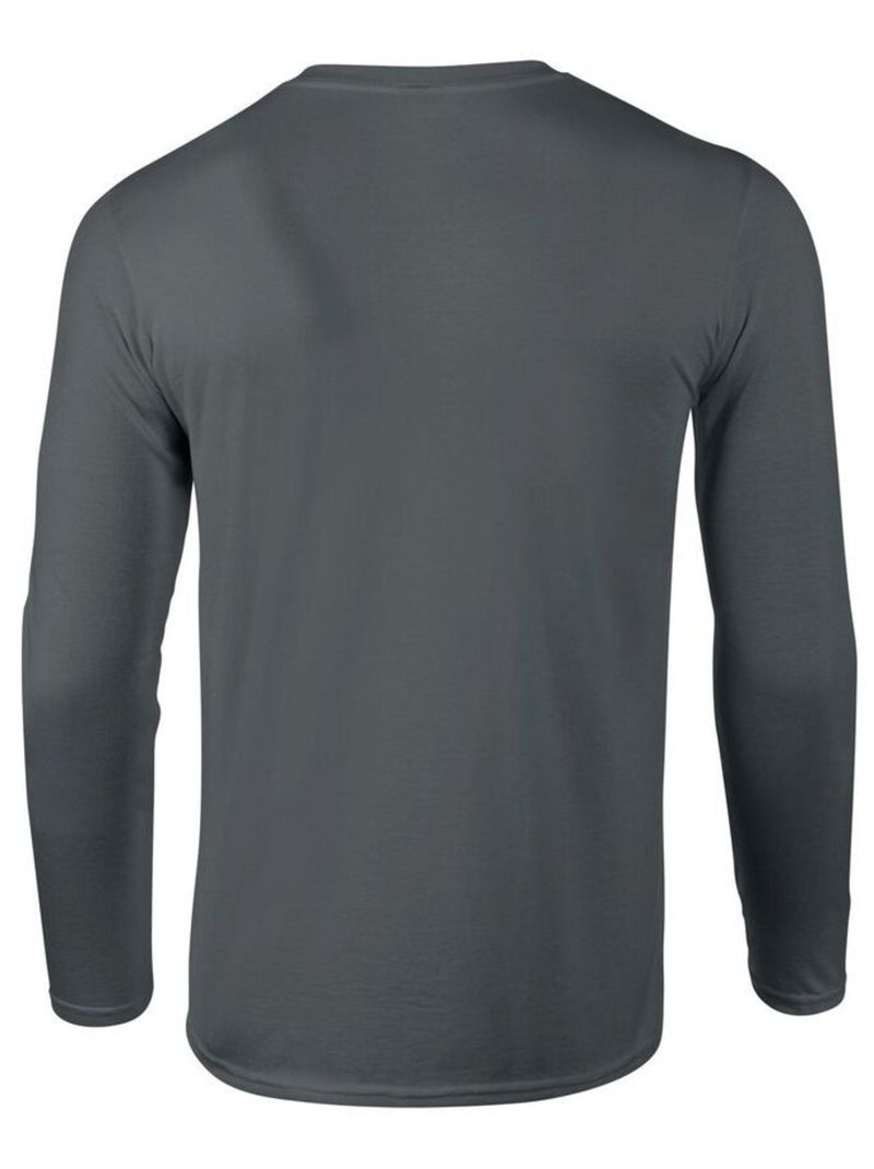 Gildan Maglietta Manica Lunga Adulto Unisex Grigio nero - Kiabi