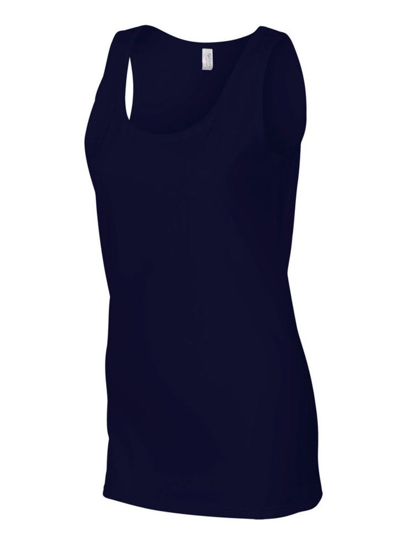 Gildan Softstyle Canotta Donna Blu marino - Kiabi