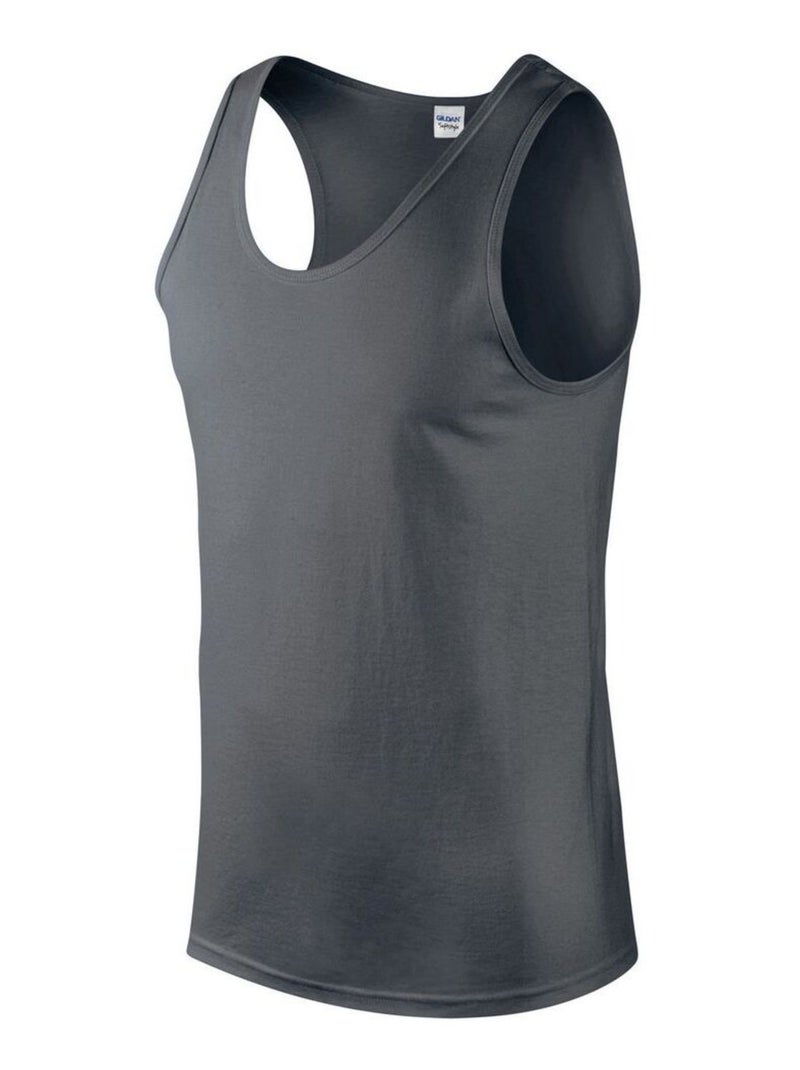 Gildan Softstyle Canotta Uomo Grigio nero - Kiabi