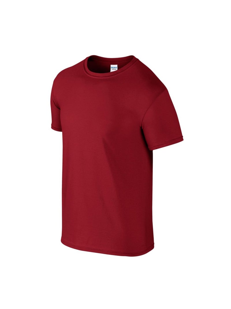 Gildan Softstyle Maglietta Adulto Unisex Rosso scuro - Kiabi