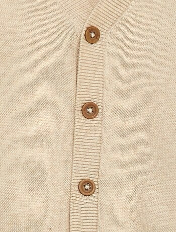 Gilet a maglia fine con scollo a V