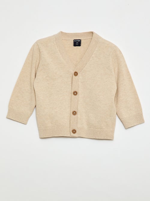 Gilet a maglia fine con scollo a V - Kiabi