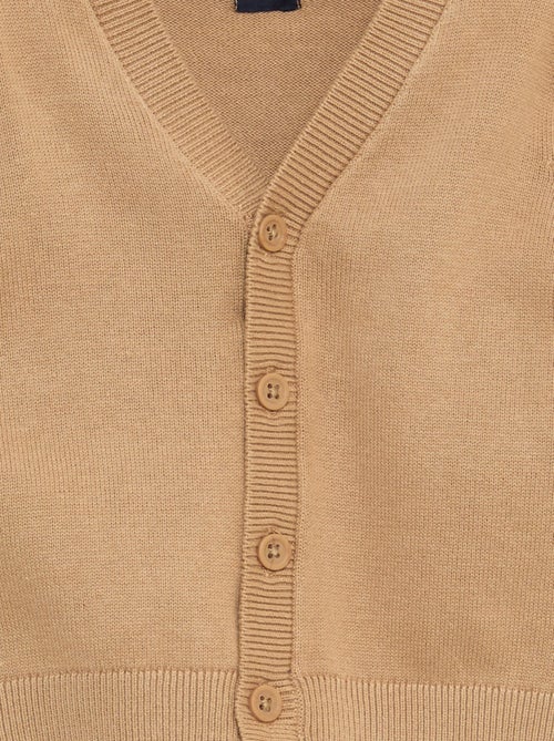 Gilet a maglia fine con scollo a V - Kiabi