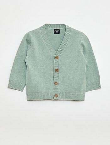 Gilet a maglia fine con scollo a V