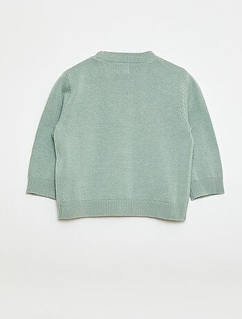 Gilet a maglia fine con scollo a V