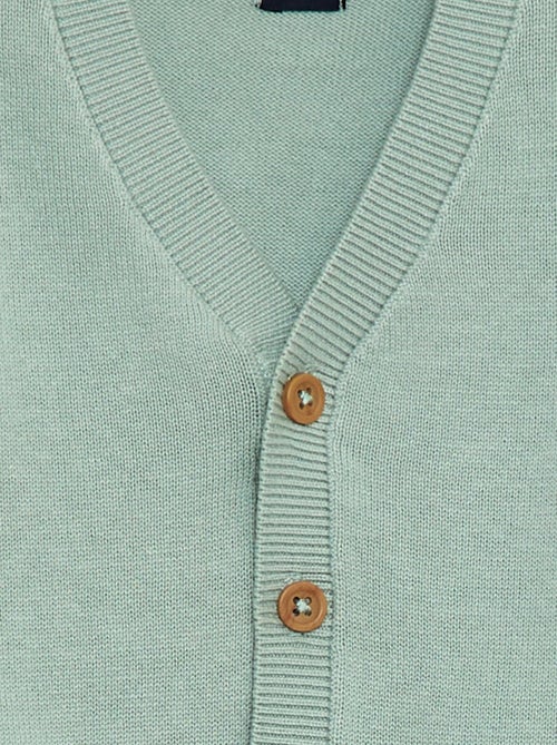 Gilet a maglia fine con scollo a V - Kiabi