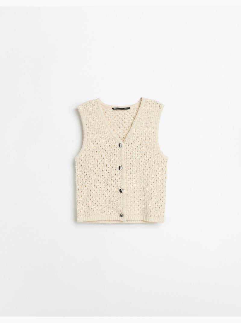 Gilet a maglia, MO Fashion Beige - Kiabi