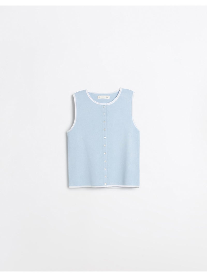 Gilet a maglia, mo fashion Blu - Kiabi