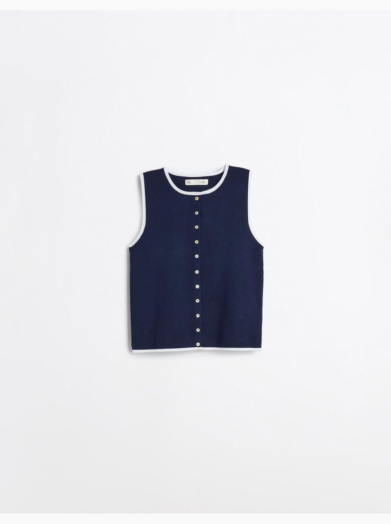 Gilet a maglia, mo fashion Blu - Kiabi