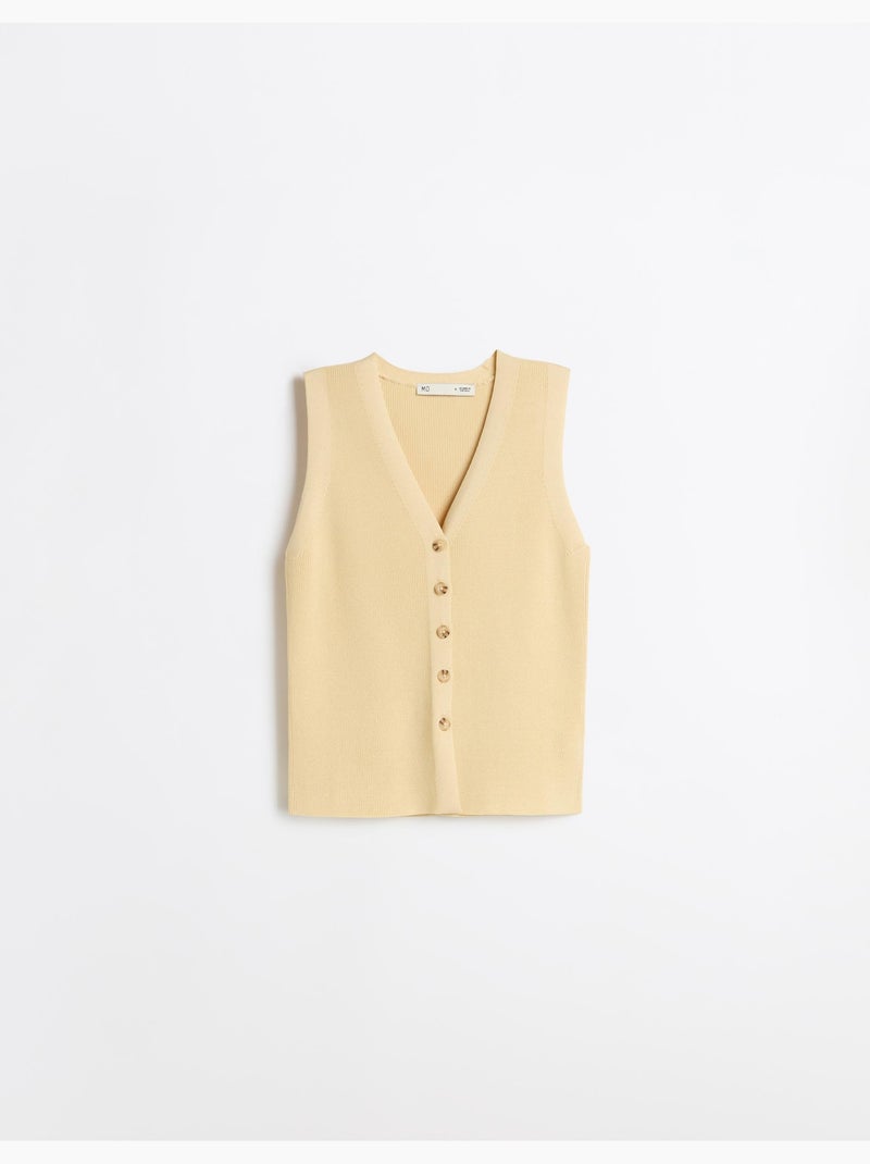 Gilet a maglia, mo fashion Giallo - Kiabi