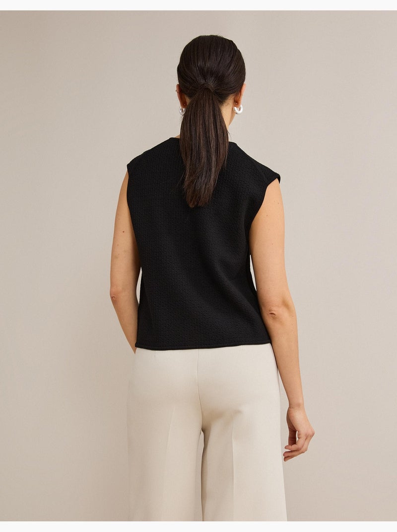Gilet a maglia, mo fashion Nero - Kiabi