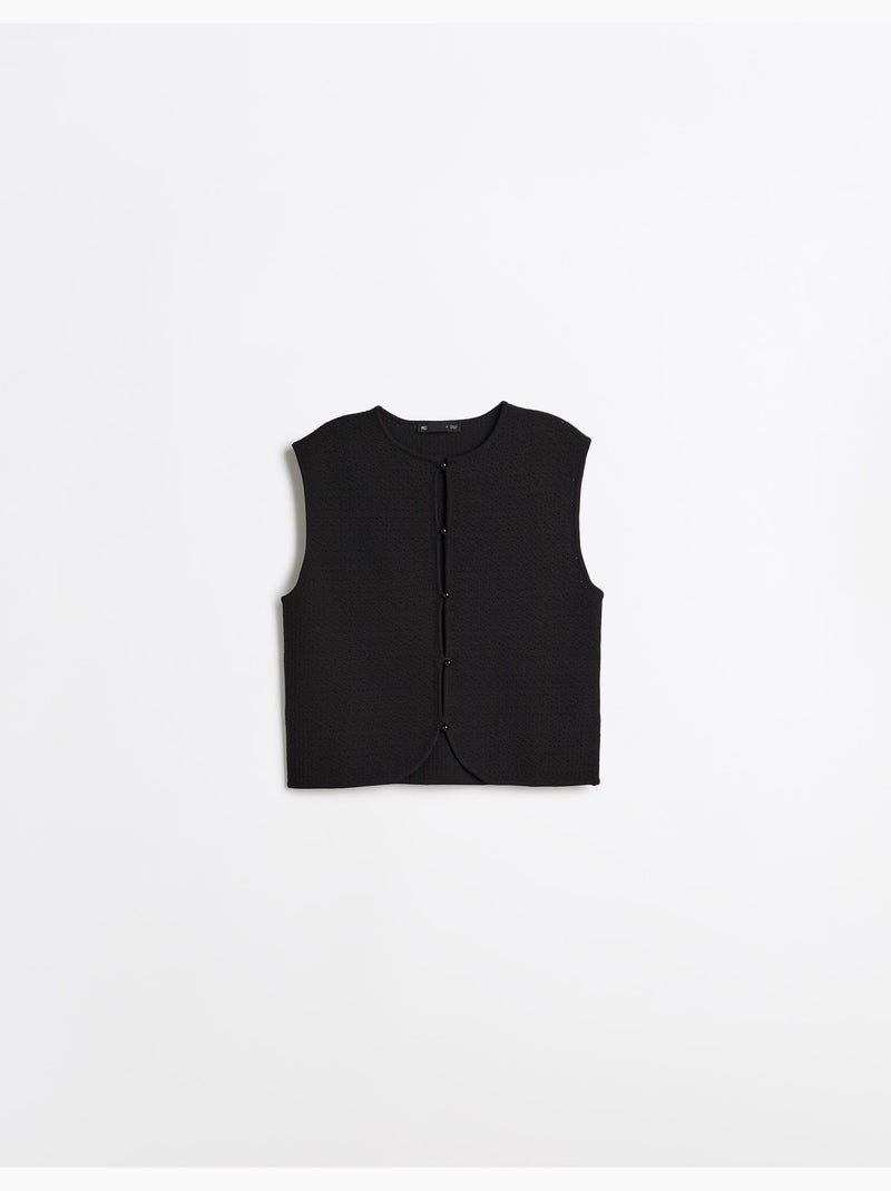 Gilet a maglia, mo fashion Nero - Kiabi
