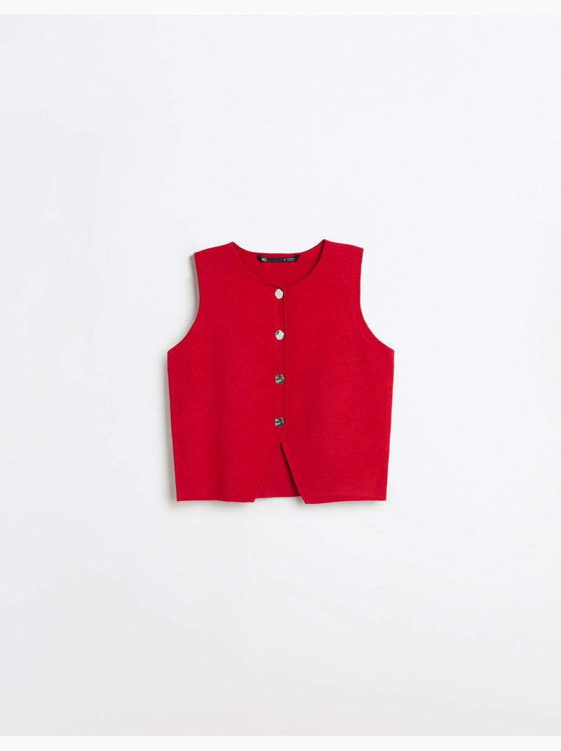 Gilet a maglia, MO Fashion Rosso - Kiabi