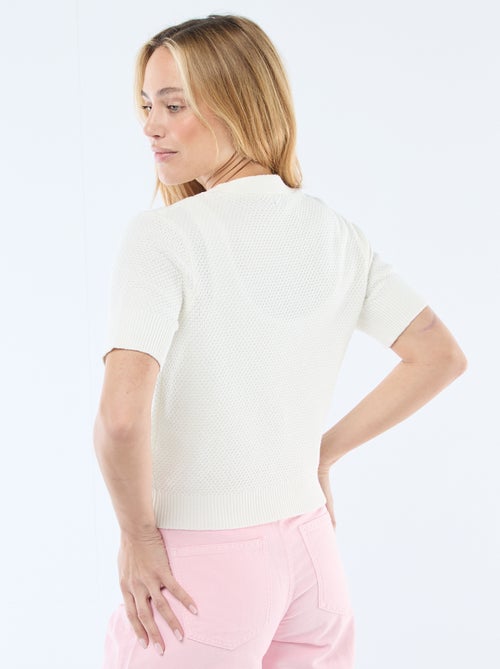 Gilet a maniche corte con bottoni fantasia - Kiabi